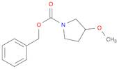 1-Pyrrolidinecarboxylic acid, 3-methoxy-, phenylmethyl ester