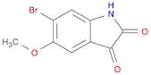 1H-Indole-2,3-dione, 6-bromo-5-methoxy-