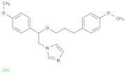 1H-Imidazole, 1-[2-(4-methoxyphenyl)-2-[3-(4-methoxyphenyl)propoxy]ethyl]-, hydrochloride (1:1)