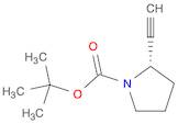 1-Pyrrolidinecarboxylic acid, 2-ethynyl-, 1,1-dimethylethyl ester, (2S)-