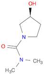 1-Pyrrolidinecarboxamide, 3-hydroxy-N,N-dimethyl-, (3S)-