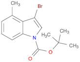 1H-Indole-1-carboxylic acid, 3-bromo-4-methyl-, 1,1-dimethylethyl ester