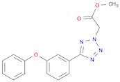 2H-Tetrazole-2-acetic acid, 5-(3-phenoxyphenyl)-, methyl ester