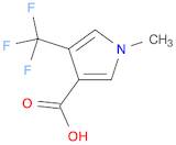 1H-Pyrrole-3-carboxylic acid, 1-methyl-4-(trifluoromethyl)-