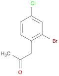 2-Propanone, 1-(2-bromo-4-chlorophenyl)-