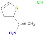 2-Thiophenemethanamine, α-methyl-, hydrochloride (1:1), (αS)-