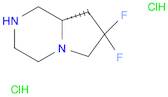 Pyrrolo[1,2-a]pyrazine, 7,7-difluorooctahydro-, hydrochloride (1:2), (8aS)-