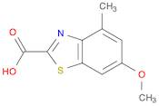 2-Benzothiazolecarboxylic acid, 6-methoxy-4-methyl-