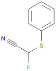 Acetonitrile, 2-fluoro-2-(phenylthio)-