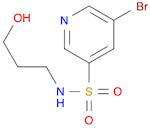3-Pyridinesulfonamide, 5-bromo-N-(3-hydroxypropyl)-