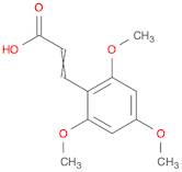2-Propenoic acid, 3-(2,4,6-trimethoxyphenyl)-