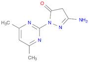 3H-Pyrazol-3-one, 5-amino-2-(4,6-dimethyl-2-pyrimidinyl)-2,4-dihydro-