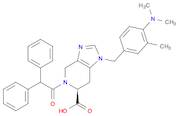 1H-Imidazo[4,5-c]pyridine-6-carboxylic acid, 1-[[4-(dimethylamino)-3-methylphenyl]methyl]-5-(2,2-diphenylacetyl)-4,5,6,7-tetrahydro-, (6S)-