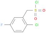 Benzenemethanesulfonyl chloride, 2-chloro-5-fluoro-