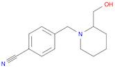Benzonitrile, 4-[[2-(hydroxymethyl)-1-piperidinyl]methyl]-