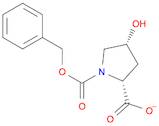 1,2-Pyrrolidinedicarboxylic acid, 4-hydroxy-, 1-(phenylmethyl) ester, (2R,4R)-
