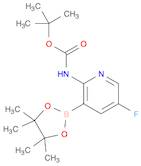 Carbamic acid, N-[5-fluoro-3-(4,4,5,5-tetramethyl-1,3,2-dioxaborolan-2-yl)-2-pyridinyl]-, 1,1-dimethylethyl ester