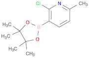 Pyridine, 2-chloro-6-methyl-3-(4,4,5,5-tetramethyl-1,3,2-dioxaborolan-2-yl)-