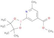 4-Pyridinecarboxylic acid, 2-methyl-6-(4,4,5,5-tetramethyl-1,3,2-dioxaborolan-2-yl)-, methyl ester