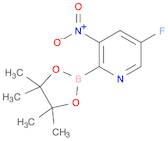 Pyridine, 5-fluoro-3-nitro-2-(4,4,5,5-tetramethyl-1,3,2-dioxaborolan-2-yl)-