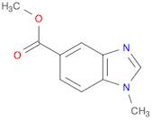 1H-Benzimidazole-5-carboxylic acid, 1-methyl-, methyl ester