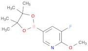 Pyridine, 3-fluoro-2-methoxy-5-(4,4,5,5-tetramethyl-1,3,2-dioxaborolan-2-yl)-