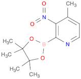 Pyridine, 4-methyl-3-nitro-2-(4,4,5,5-tetramethyl-1,3,2-dioxaborolan-2-yl)-