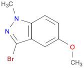 1H-Indazole, 3-bromo-5-methoxy-1-methyl-