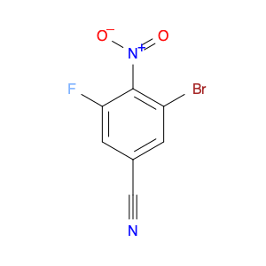 Benzonitrile, 3-bromo-5-fluoro-4-nitro-