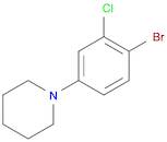 Piperidine, 1-(4-bromo-3-chlorophenyl)-