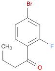 1-Butanone, 1-(4-bromo-2-fluorophenyl)-