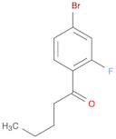 1-Pentanone, 1-(4-bromo-2-fluorophenyl)-