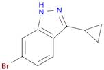 1H-Indazole, 6-bromo-3-cyclopropyl-