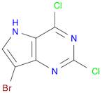 5H-Pyrrolo[3,2-d]pyrimidine, 7-bromo-2,4-dichloro-