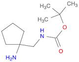 Carbamic acid, N-[(1-aminocyclopentyl)methyl]-, 1,1-dimethylethyl ester