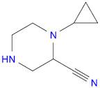2-Piperazinecarbonitrile, 1-cyclopropyl-