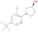 3-Pyrrolidinol, 1-[3-chloro-5-(trifluoromethyl)-2-pyridinyl]-, (3S)-