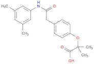 Propanoic acid, 2-[4-[2-[(3,5-dimethylphenyl)amino]-2-oxoethyl]phenoxy]-2-methyl-