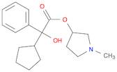 Benzeneacetic acid, α-cyclopentyl-α-hydroxy-, 1-methyl-3-pyrrolidinyl ester