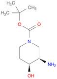 1-Piperidinecarboxylic acid, 3-amino-4-hydroxy-, 1,1-dimethylethyl ester, (3R,4S)-