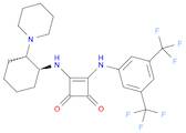3-Cyclobutene-1,2-dione, 3-[[3,5-bis(trifluoromethyl)phenyl]amino]-4-[[(1S,2S)-2-(1-piperidinyl)cyclohexyl]amino]-