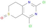 5H-Thiopyrano[4,3-d]pyrimidine, 2,4-dichloro-7,8-dihydro-, 6-oxide