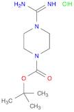 1-Piperazinecarboxylic acid, 4-(aminoiminomethyl)-, 1,1-dimethylethyl ester, hydrochloride (1:1)