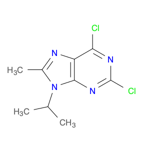 9H-Purine, 2,6-dichloro-8-methyl-9-(1-methylethyl)-