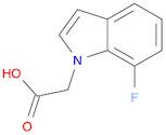 1H-Indole-1-acetic acid, 7-fluoro-