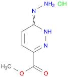 3-Pyridazinecarboxylic acid, 6-hydrazinyl-, methyl ester, hydrochloride (1:1)