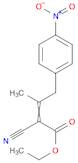 2-Butenoic acid, 2-cyano-3-methyl-4-(4-nitrophenyl)-, ethyl ester