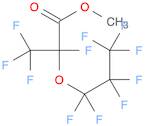 Propanoic acid, 2,3,3,3-tetrafluoro-2-(1,1,2,2,3,3,3-heptafluoropropoxy)-, methyl ester