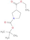 1,3-Pyrrolidinedicarboxylic acid, 1-(1,1-dimethylethyl) 3-ethyl ester, (3R)-