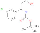 Carbamic acid, N-[1-(3-chlorophenyl)-3-hydroxypropyl]-, 1,1-dimethylethyl ester